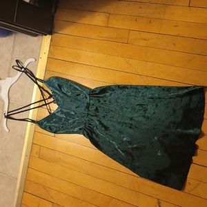 Womans velvet formal dress, forever 21 size medium